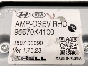 Hyundai Kona (2017–2023) Audio amplifier 96370K1000 - 4