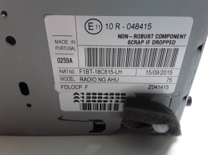 Ford Transit Connect II (2013–2026) Radio (head unit) F1BT18C815LH - 2