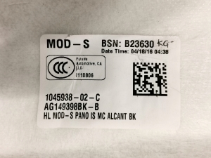 Tesla Model S S (2012–2026) Dachhimmel 1045938-02-C - 5