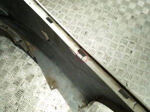 Hyundai i40 (2011–2026) Tagumine kaitseraud 866113Z300 - 9