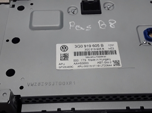 Volkswagen Passat B8 (2014–2023) Bildschirm 3G0919605B - 3