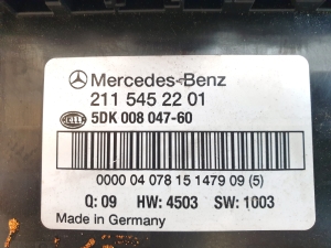 Mercedes Benz E-Class W211 (2002–2009) Kaitsmekarp pakiruumis 2115452201 - 2