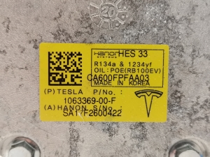 Tesla Model S S (2012–2026) A/C compressor 1063369-00-F - 4