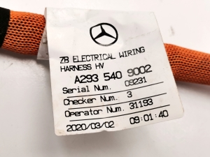 Mercedes Benz EQC N293 (2019–2026) Engine wiring harness A2935409002 - 3