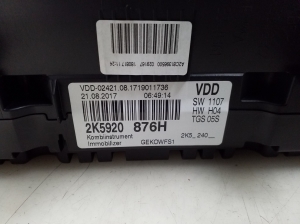 Volkswagen Caddy IV (2015–2020) Instrument cluster 2K5920876H - 4