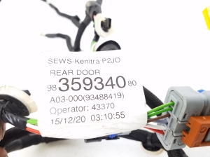 Opel Corsa F (2019–2026) Wiring harness 9835934080 - 3