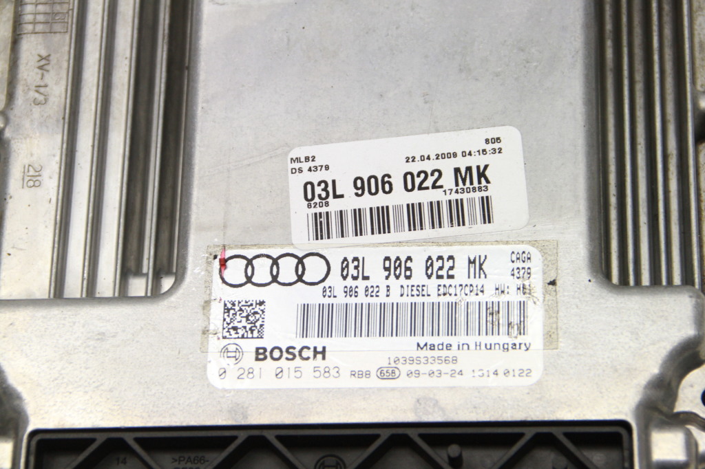 AUDI A4 B8/8K (2011-2016) Блок управления двигателем 03L906022MK 25107937