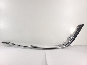 Front bumper fog light cover chrome trim - 261A24240R