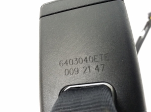 Opel Corsa F (2019–2026) Sicherheitsgurtschloss hinten 640351200C - 2