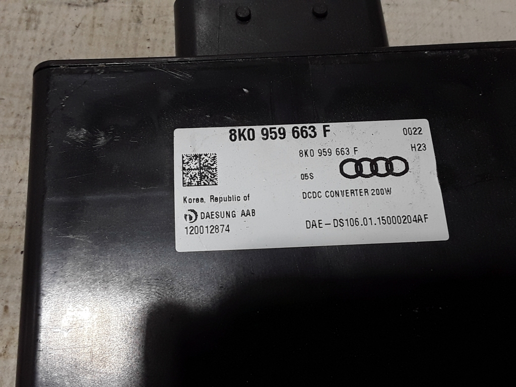 AUDI A6 C7/4G (2010-2020) Other Control Units 8K0959663F 21067995