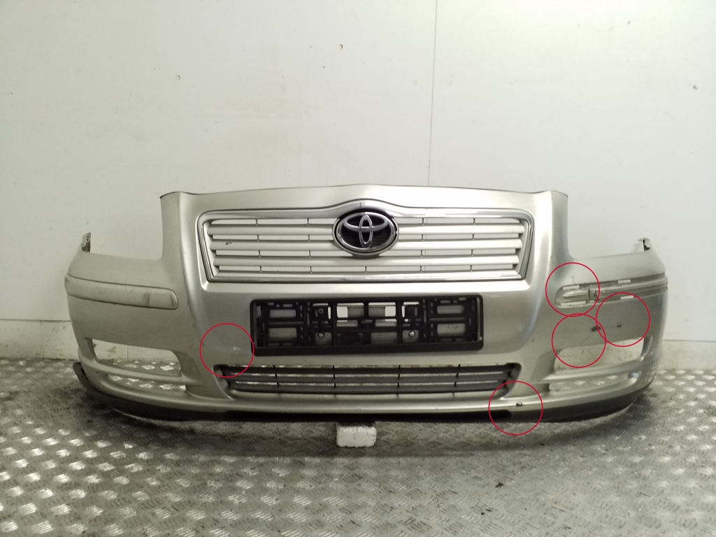 TOYOTA Avensis 2 generation (2002-2009) Передній бампер 52119-05160 20318375