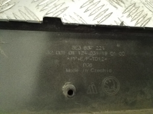 Skoda Octavia III (2013–2019) Stoßstange Stoßfänger vorne 5E3807221 - 3