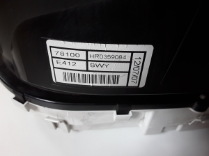 Honda CR-V (2006–2012) Combiné d’instruments HR0359084 - 3