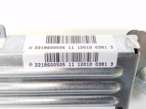 Mercedes Benz S-Class 221 (2005–2013) Aizmugurējā sēdekļa drošības spilvens A2218600505 - 2