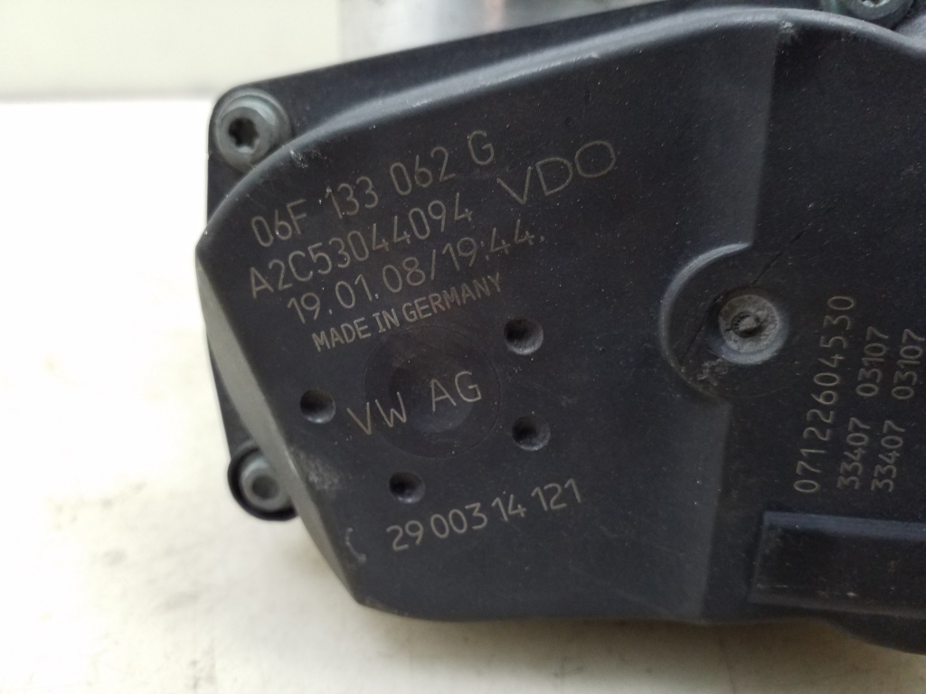 VOLKSWAGEN Golf 6 generation (2008-2015) Σώμα πεταλούδας 06F133062G 24977458