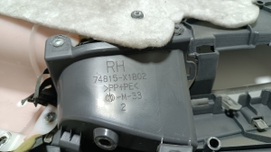 TOYOTA Prius W30/35 (2009–2015) Rear side door panel and its parts - 4