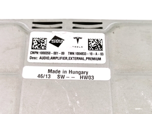 Tesla Model S S (2012–2026) Audio amplifier 1004833-10-A - 4