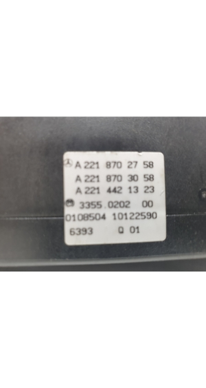 Mercedes Benz S-Class 221 (2005–2013) Heater control panel A2218702758   A2218703058   A2214421323 - 2