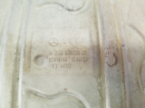 Mercedes Benz B-Class 246 (2011–2017) Schalldämpfer A2464910001 - 2