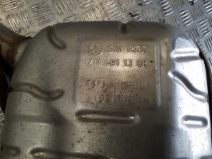 Mercedes Benz E-Class W211 (2002–2009) Muffler - 4