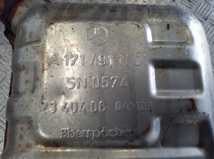 Mercedes Benz SLK-Class 171 (2004–2011) Muffler - 2