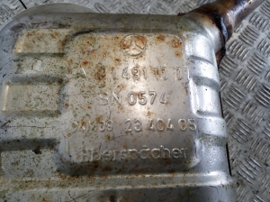 Mercedes Benz SLK-Class 171 (2004–2011) Muffler - 4
