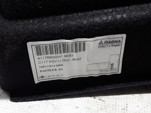 Mercedes Benz CLA-Class W117 (2013–2019) Trunk side trim panel A1176900041 - 2