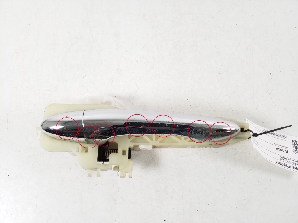 Kia Sportage (2010–2016) Rear side door exterior handle and its parts