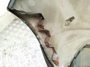 Opel Astra J (2009–2017) Rear bumper 13266587 - 3