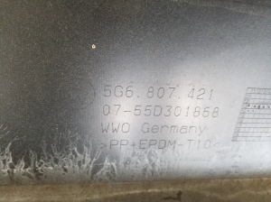 Volkswagen Golf VII (2012–2026) Rear bumper 5G6807421 - 2