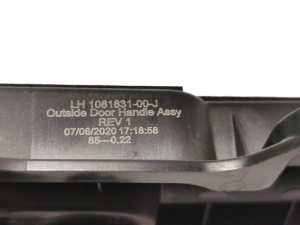 Tesla Model 3 3 (2016–2024) Türaußengriff hinten 1081831-00-J - 2