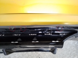  Rear bumper and its parts (set) 