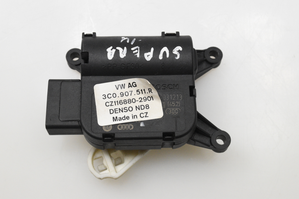 SKODA Superb 2 generation (2008-2015) Interior Heater Flap Motor Actuator 3C0907511R 25759564