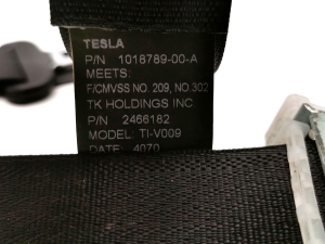 Tesla Model S S (2012–2026) Sicherheitsgurt hinten 1018789-00-A - 4