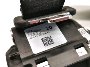 Tesla Model 3 3 (2016–2024) Aizmugurējā drošības josta 1110154-C1-G - 2