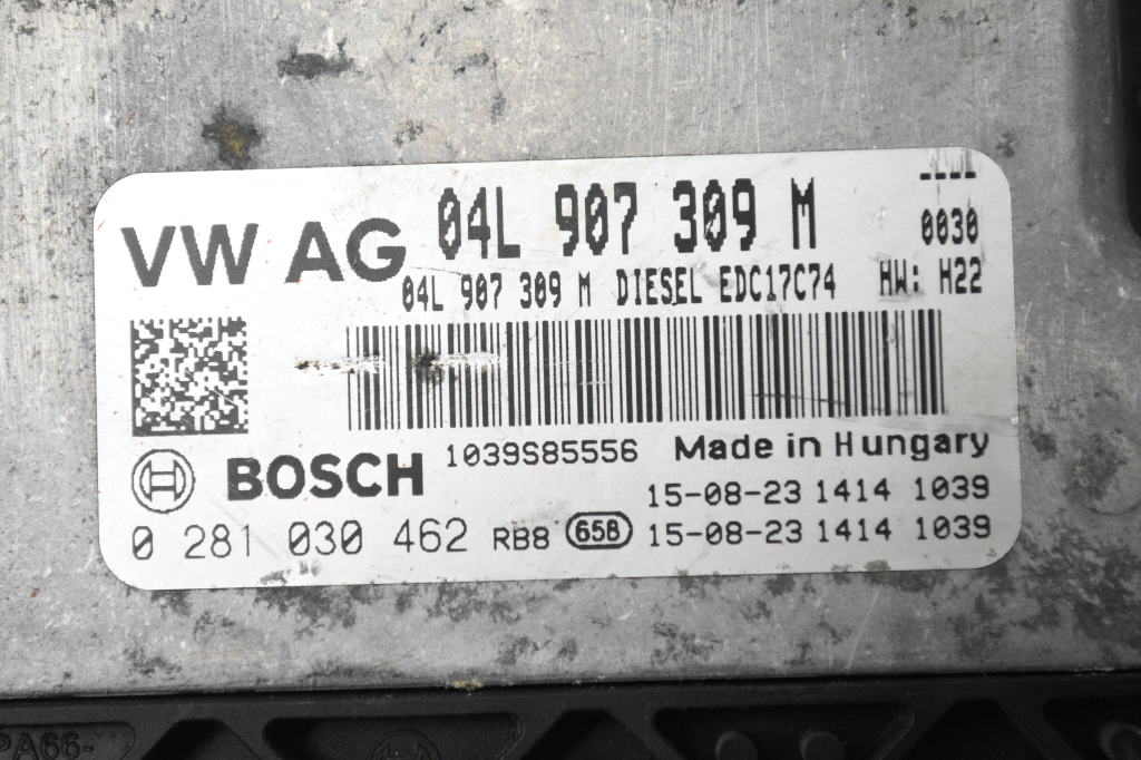 VOLKSWAGEN Passat B8 (2014-2023) Блок управления двигателем 04L907309M 24558731