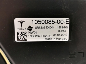 Tesla Model X X (2015–2026) Speaker 1050085-00-E - 3