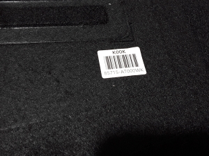 Kia Niro (2016–2022) Trunk carpet 85715AT000WK - 3