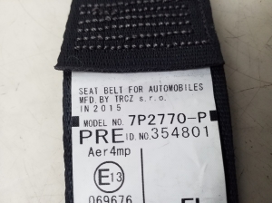 TOYOTA Auris E18 (2012–2018) Eesmine turvavöö 7P2770P - 3