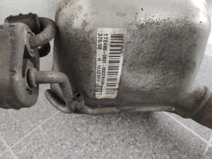 Mercedes Benz SLK-Class 172 (2011–2026) Schalldämpfer A1724900821 - 2
