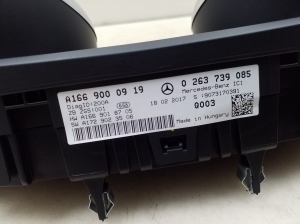 Mercedes Benz GLE-Class 166 (2015–2018) Mērinstrumentu panelis A1669000919 - 2