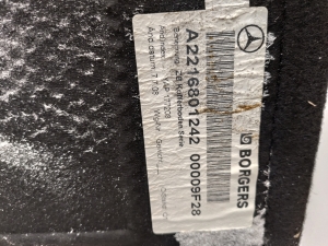 Mercedes Benz S-Class 221 (2005–2013) Pakiruumi vaip A2216801242 - 3