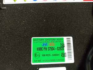 Hyundai IONIQ (2016–2026) Battery 37504G2620 - 2