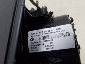 Mercedes Benz A-Class 176 (2012–2018) Other part of center console A1766809700 - 2