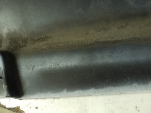 Mercedes Benz C-Class 205 (2014–2021) Schwellerverkleidung außen A2056907102 - 4