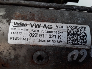 Seat Leon (2012–2026) Anlasser 02Z911021K - 3