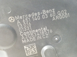 Mercedes Benz E-Class W207 (2009–2017) EGR-klapp A6511400360 - 3