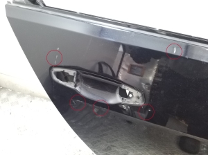 Volkswagen Golf VII (2012–2026) Rear side doors - 3