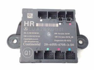   Rear side door control unit 