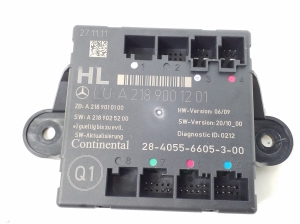   Rear side door control unit 